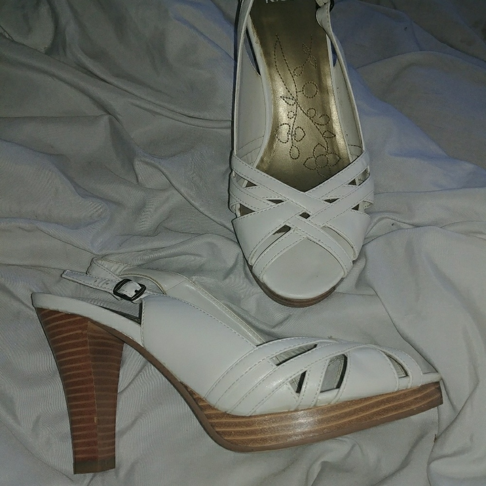 White Summer Heels